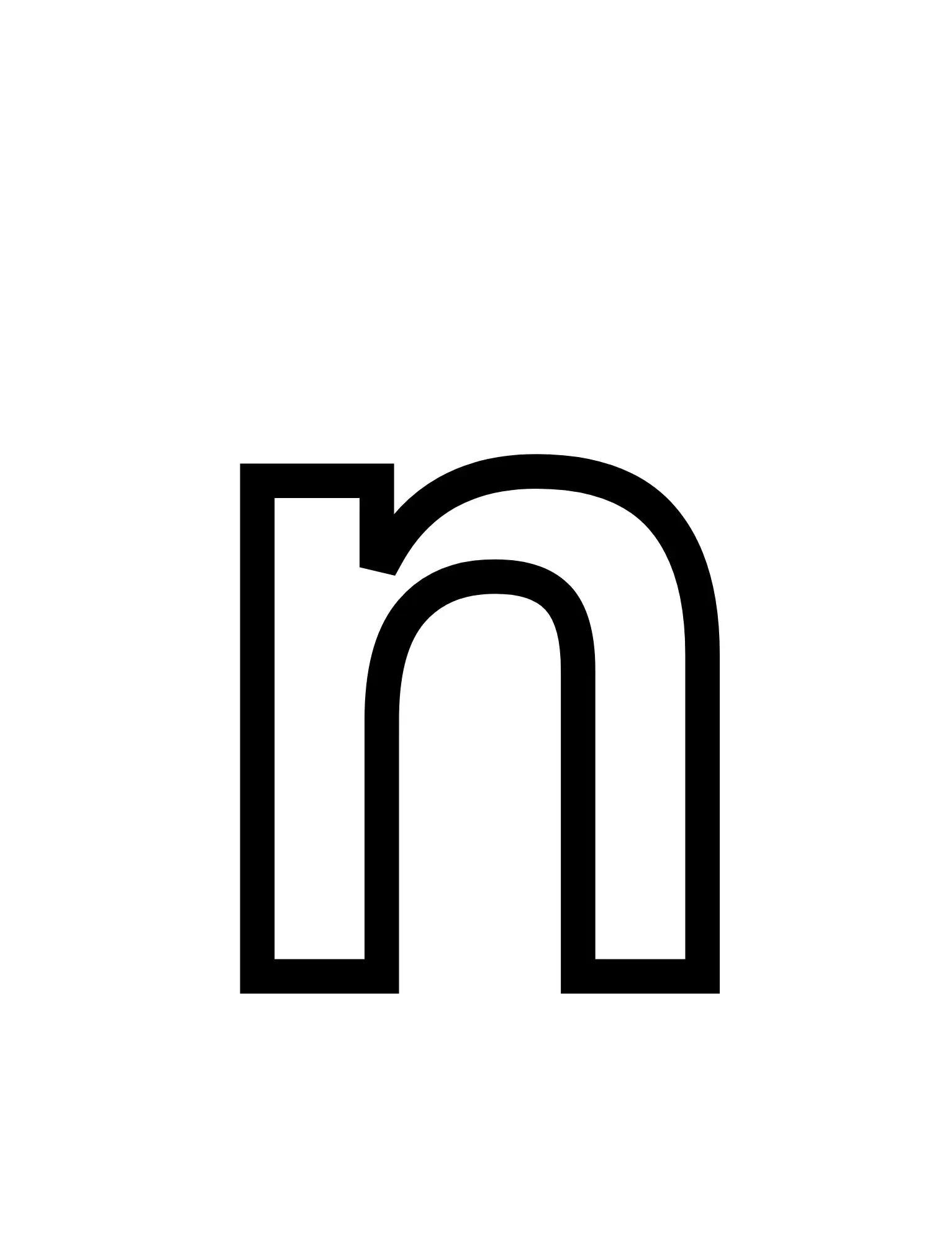 Free Alphabet Letter Picture To Color In