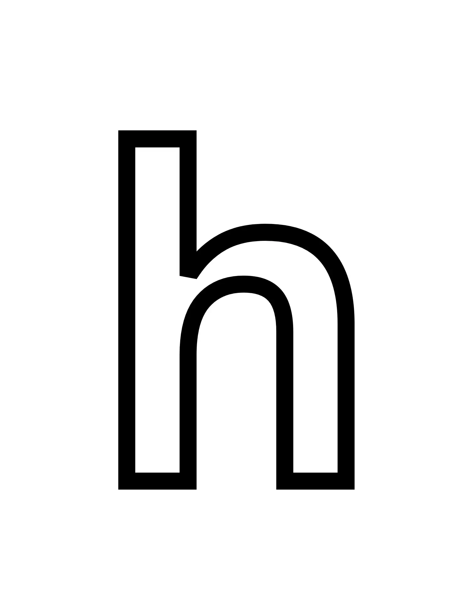 Free Alphabet Letter Picture To Color In