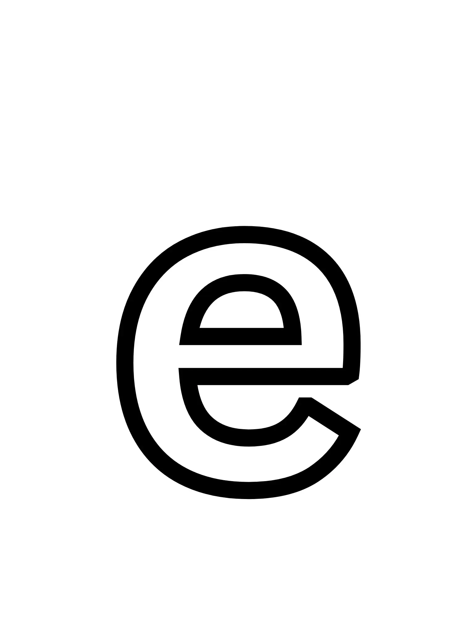 Free Alphabet Letter Picture To Color In