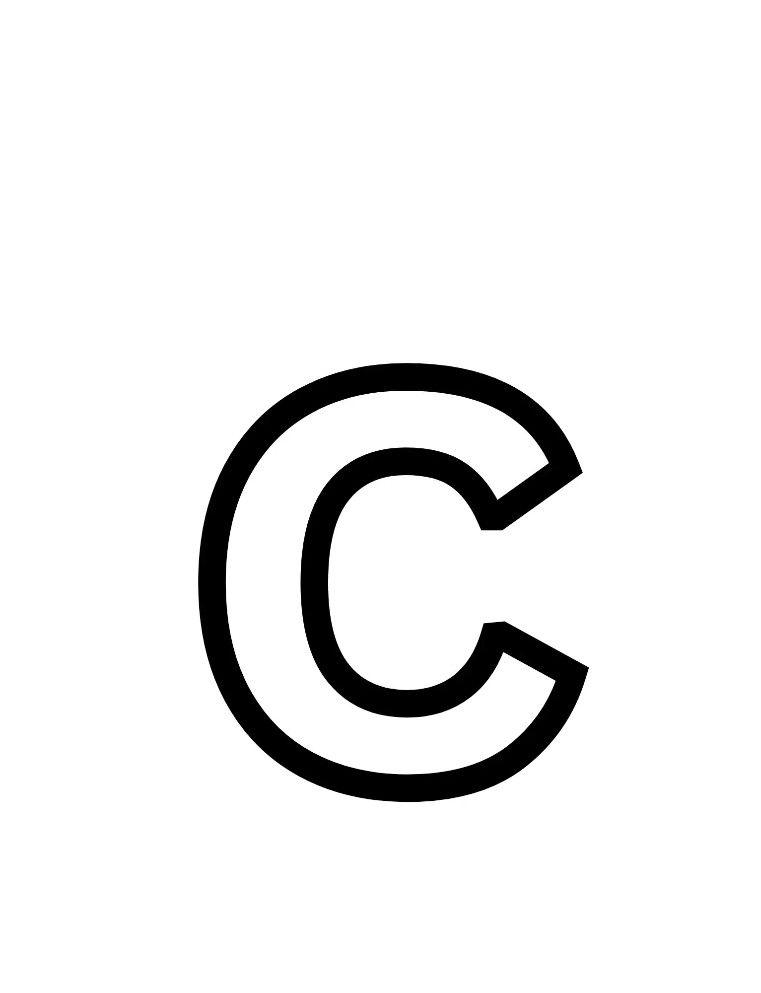 Free Alphabet Letter Picture To Color In