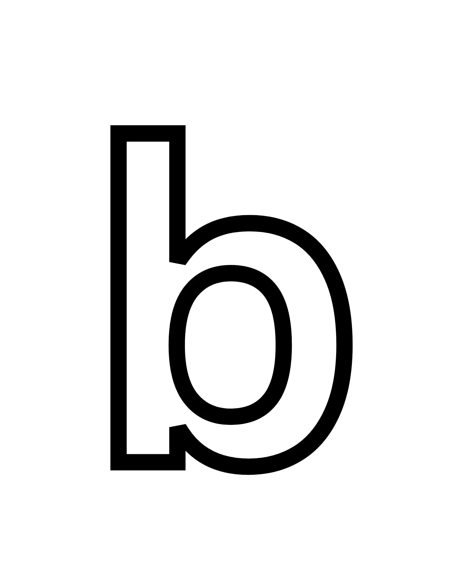Free Alphabet Letter Picture To Color In