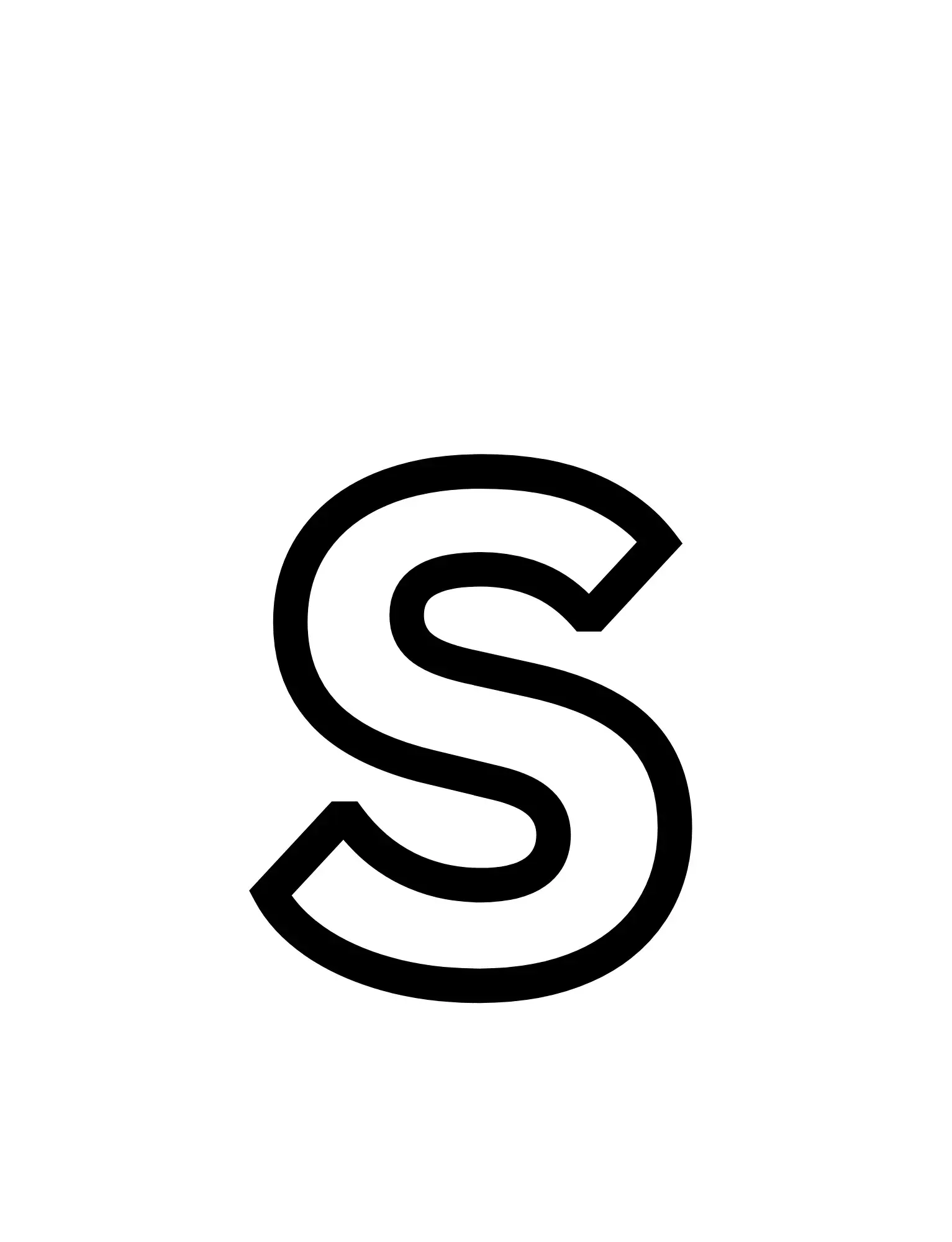 Free Alphabet Letter Picture To Color In