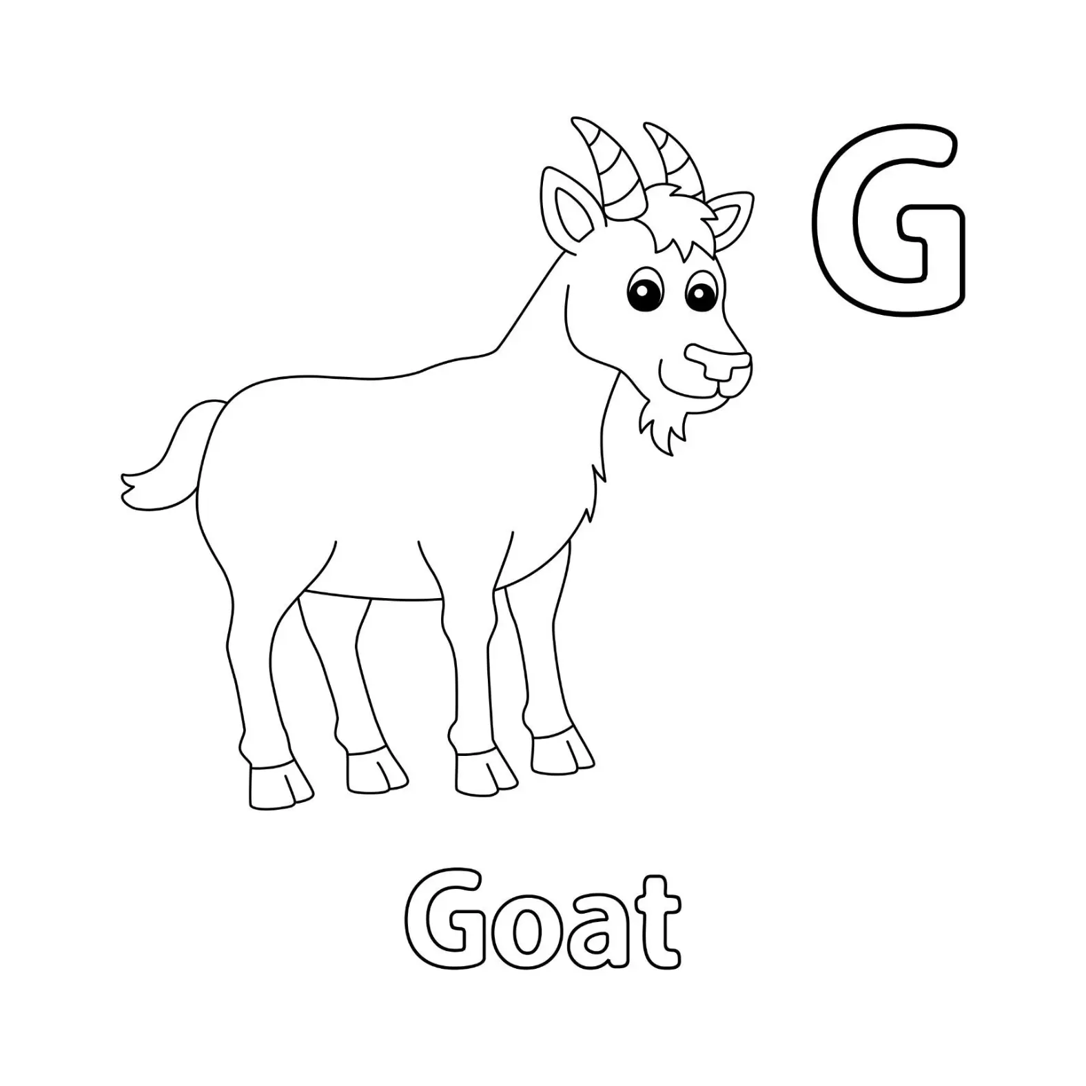 Free Alphabet Picture To Color In