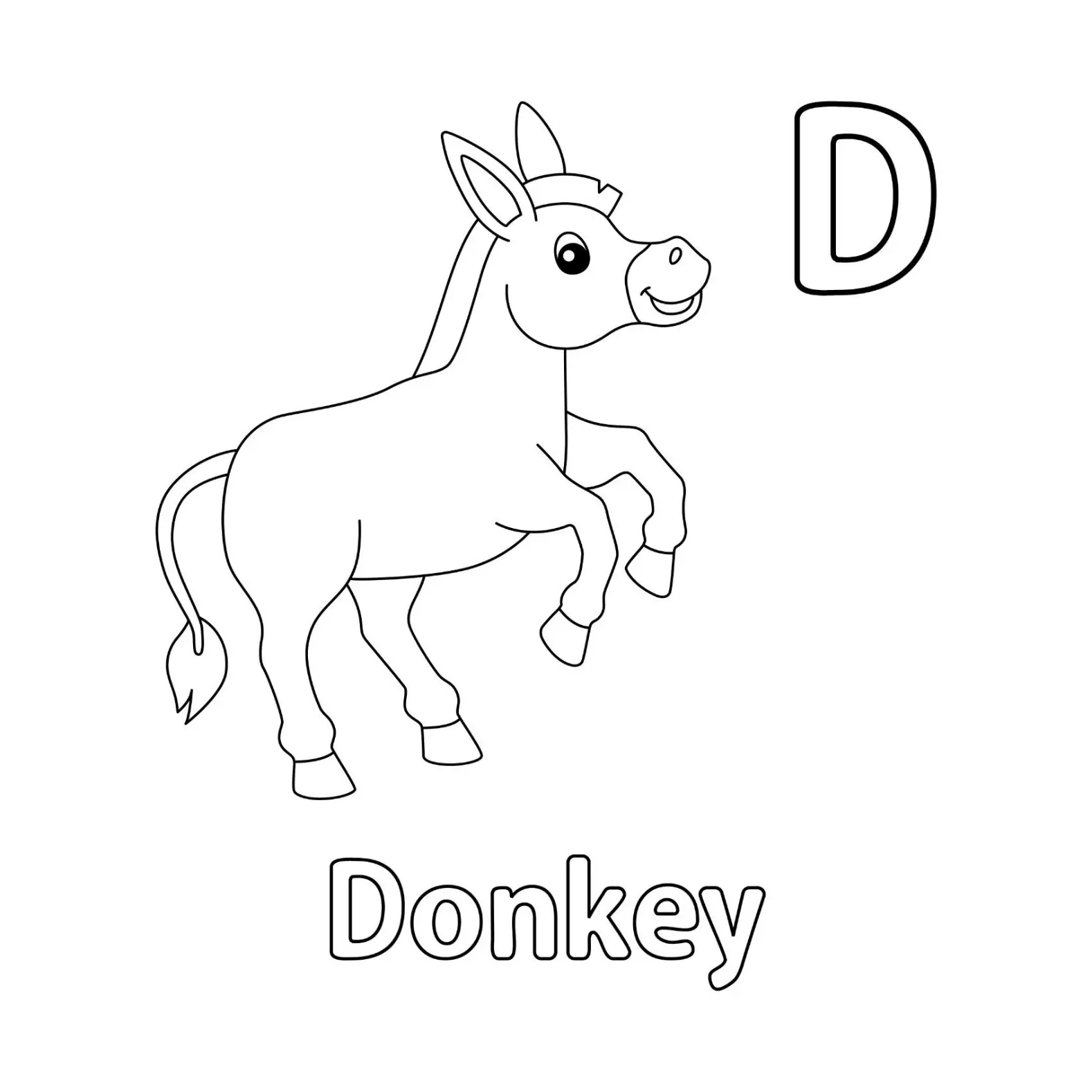 Free Alphabet Picture To Color In