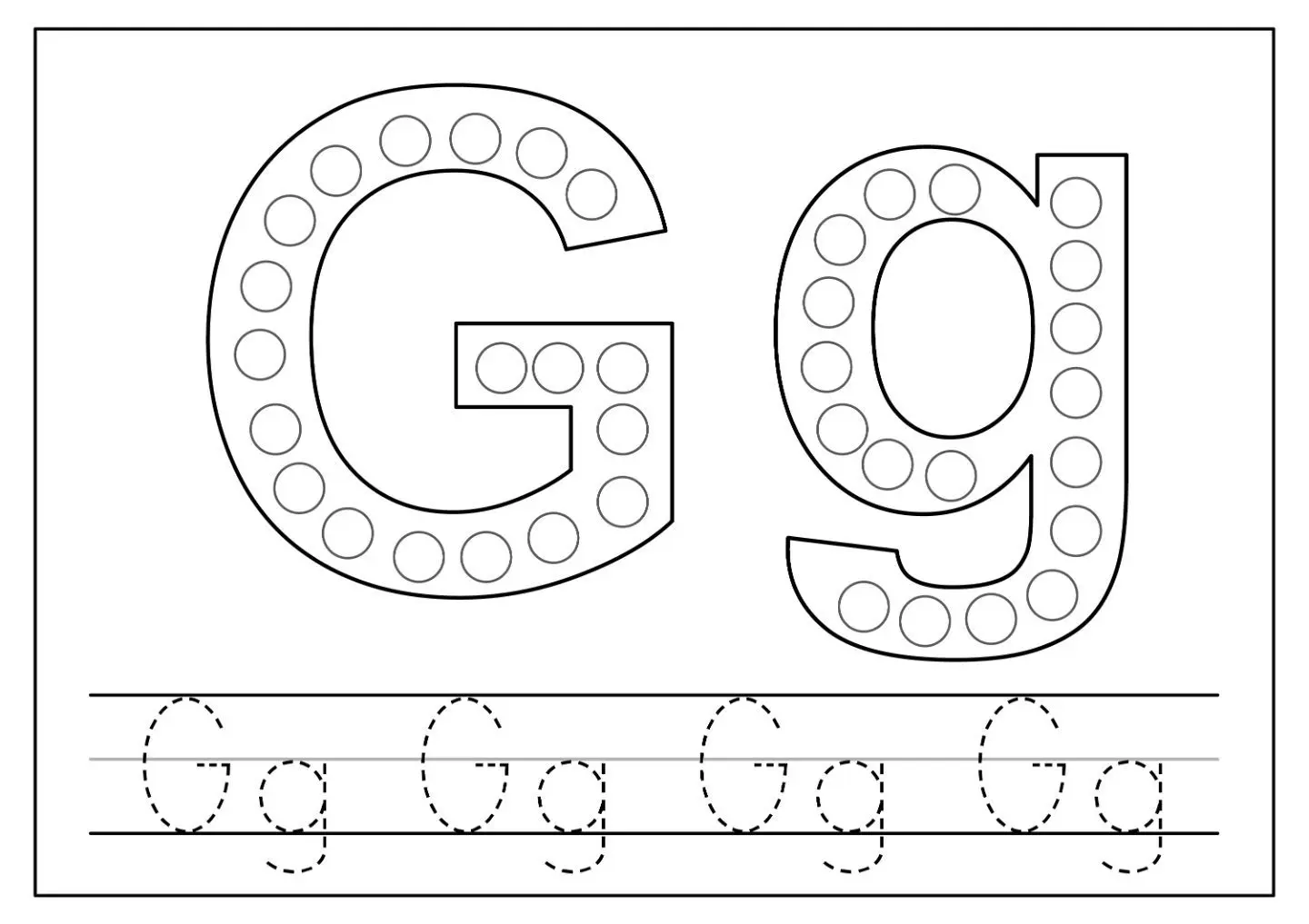 Free Alphabet Picture To Color In