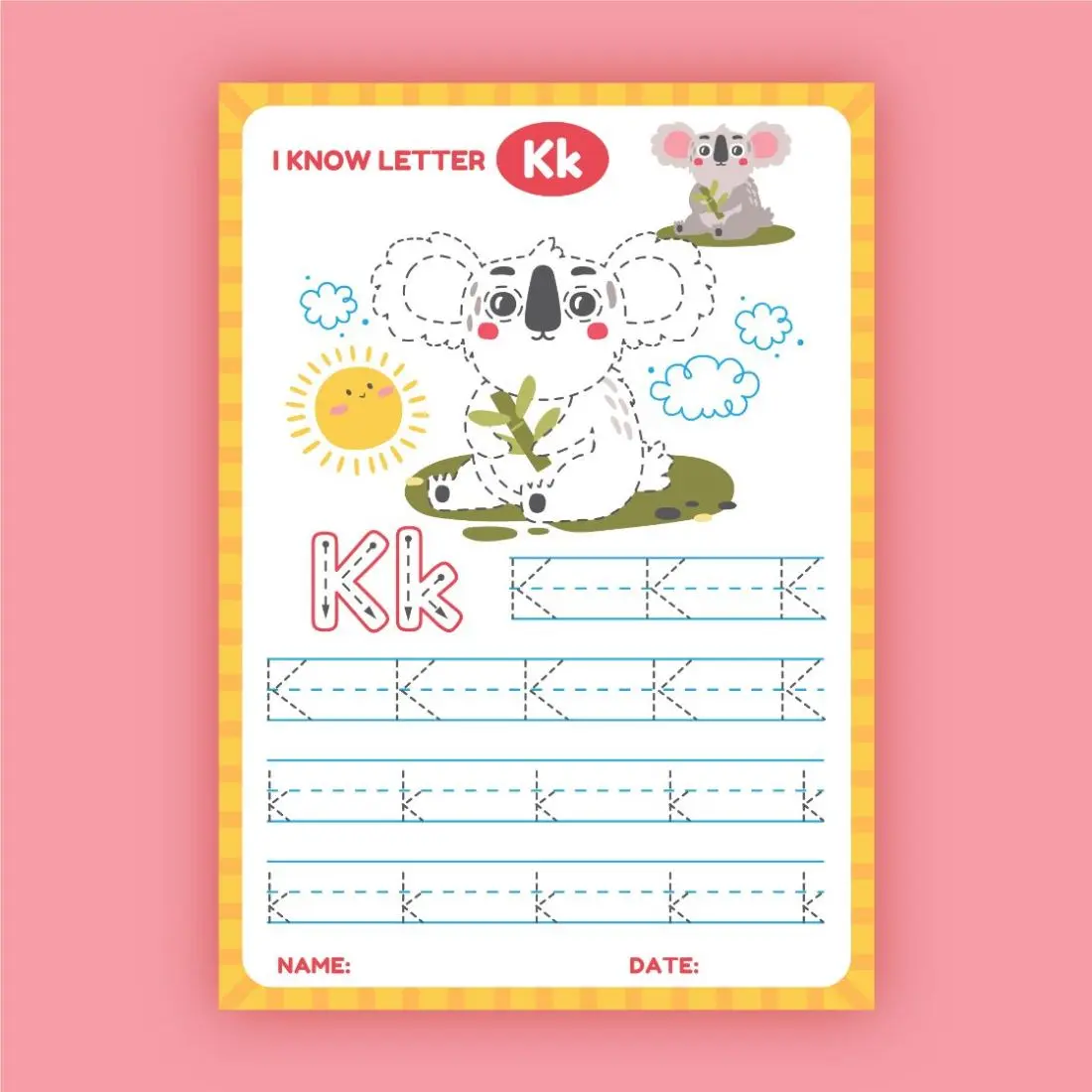 Free Alphabet Picture To Color In