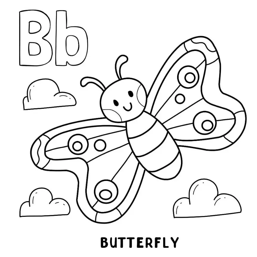 Free Alphabet Picture To Color In