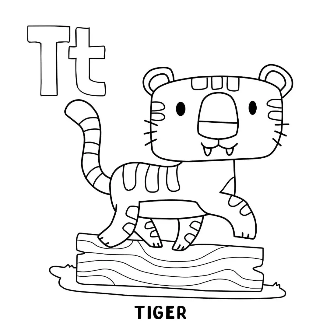 Free Alphabet Picture To Color In