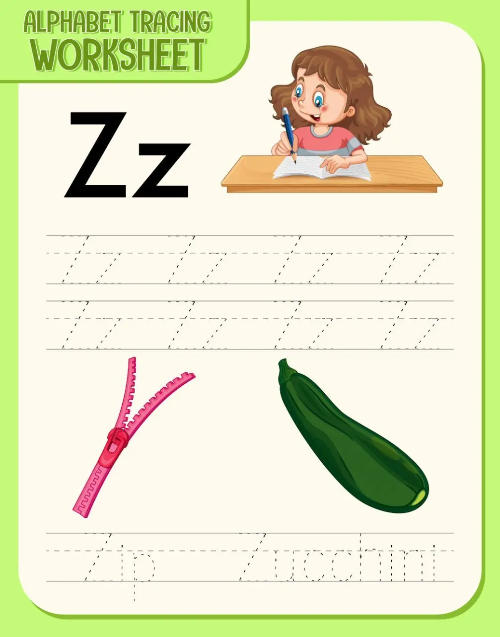 Free Alphabet Picture To Color In