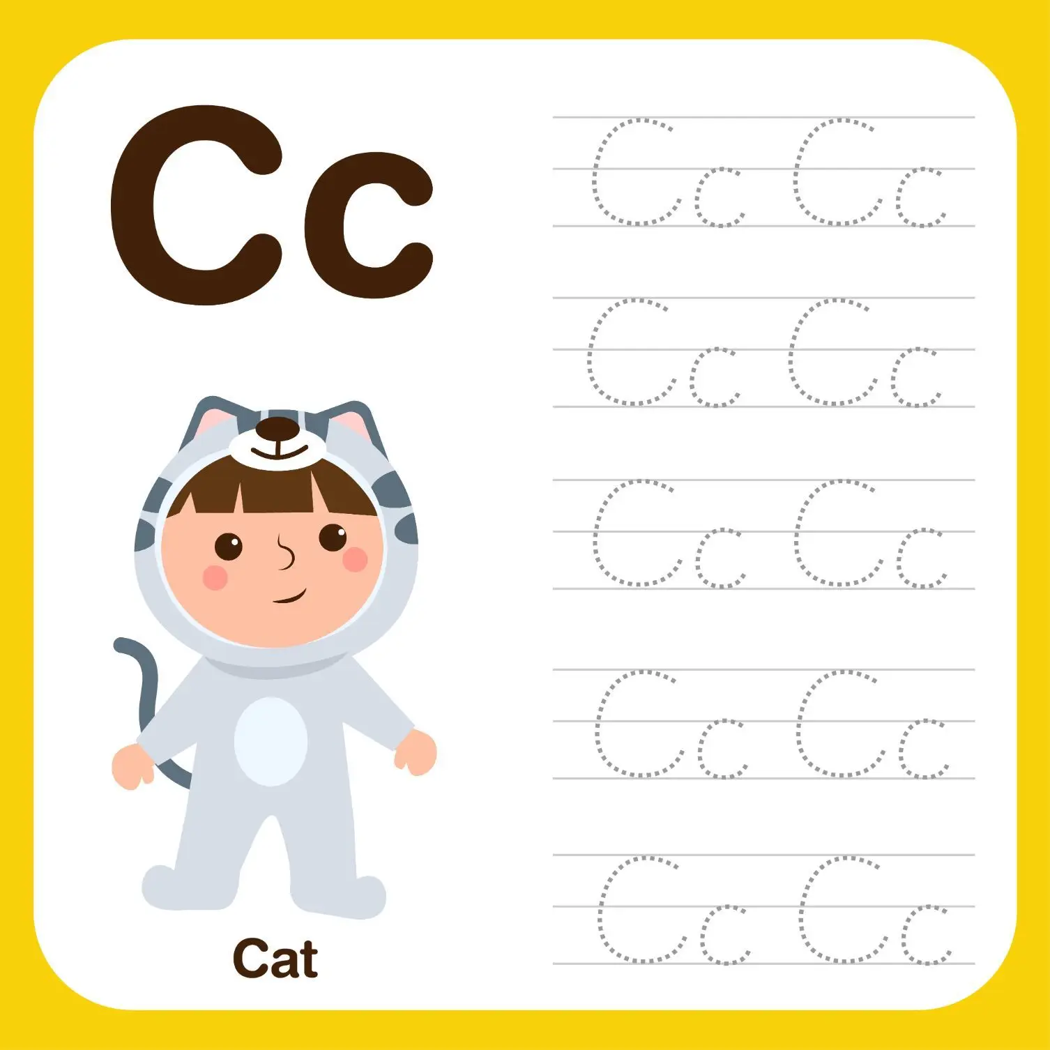 Free Alphabet Picture To Color In