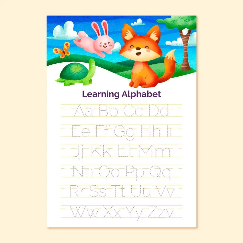 Free Alphabet Picture To Color In