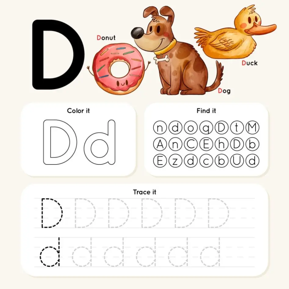ree Alphabet Picture To Color In