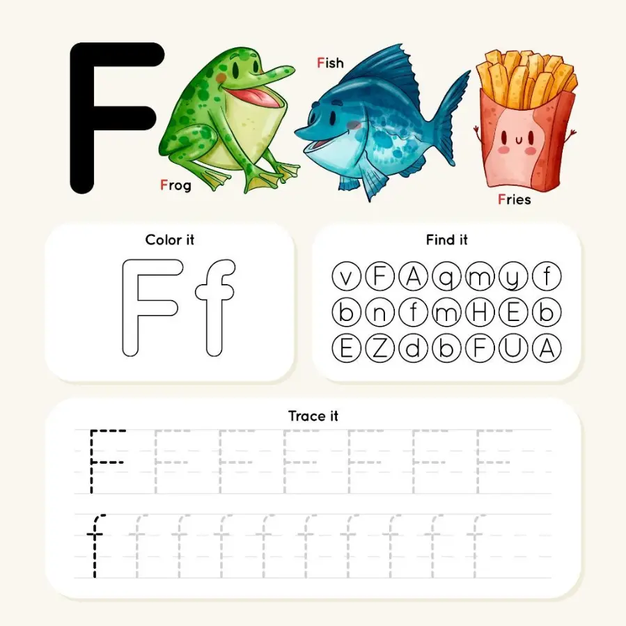 ree Alphabet Picture To Color In