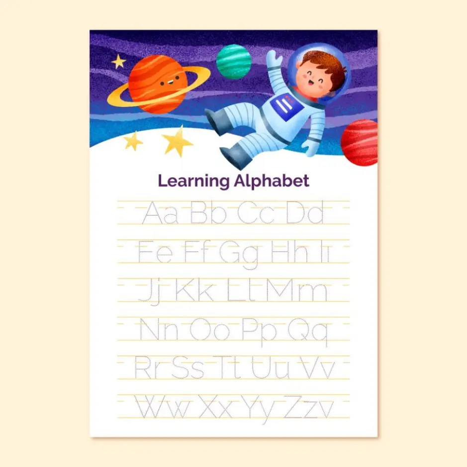 Free Alphabet Picture To Color In