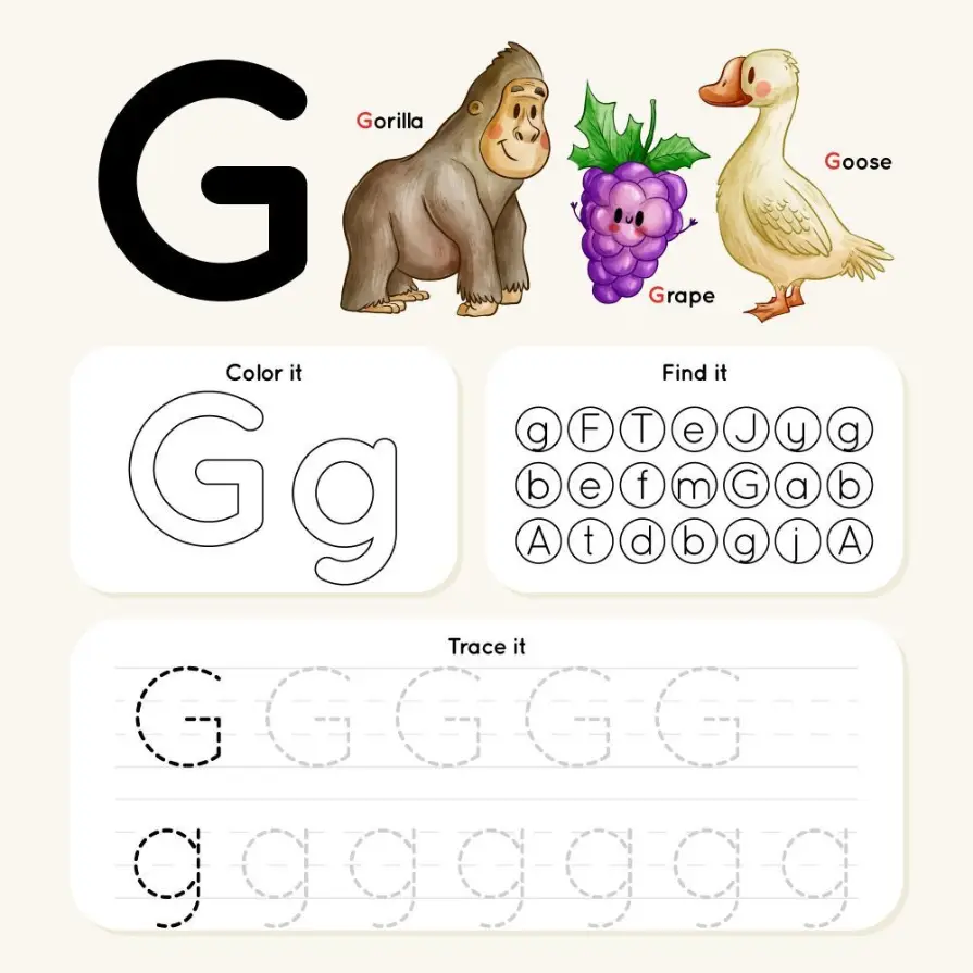 ree Alphabet Picture To Color In