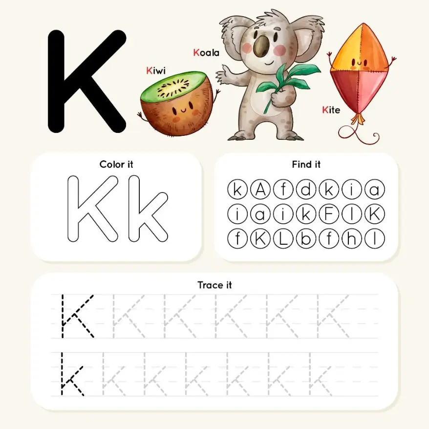 ree Alphabet Picture To Color In
