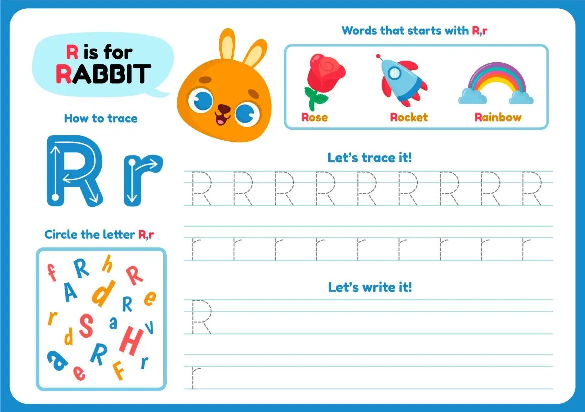 ree Alphabet Picture To Color In