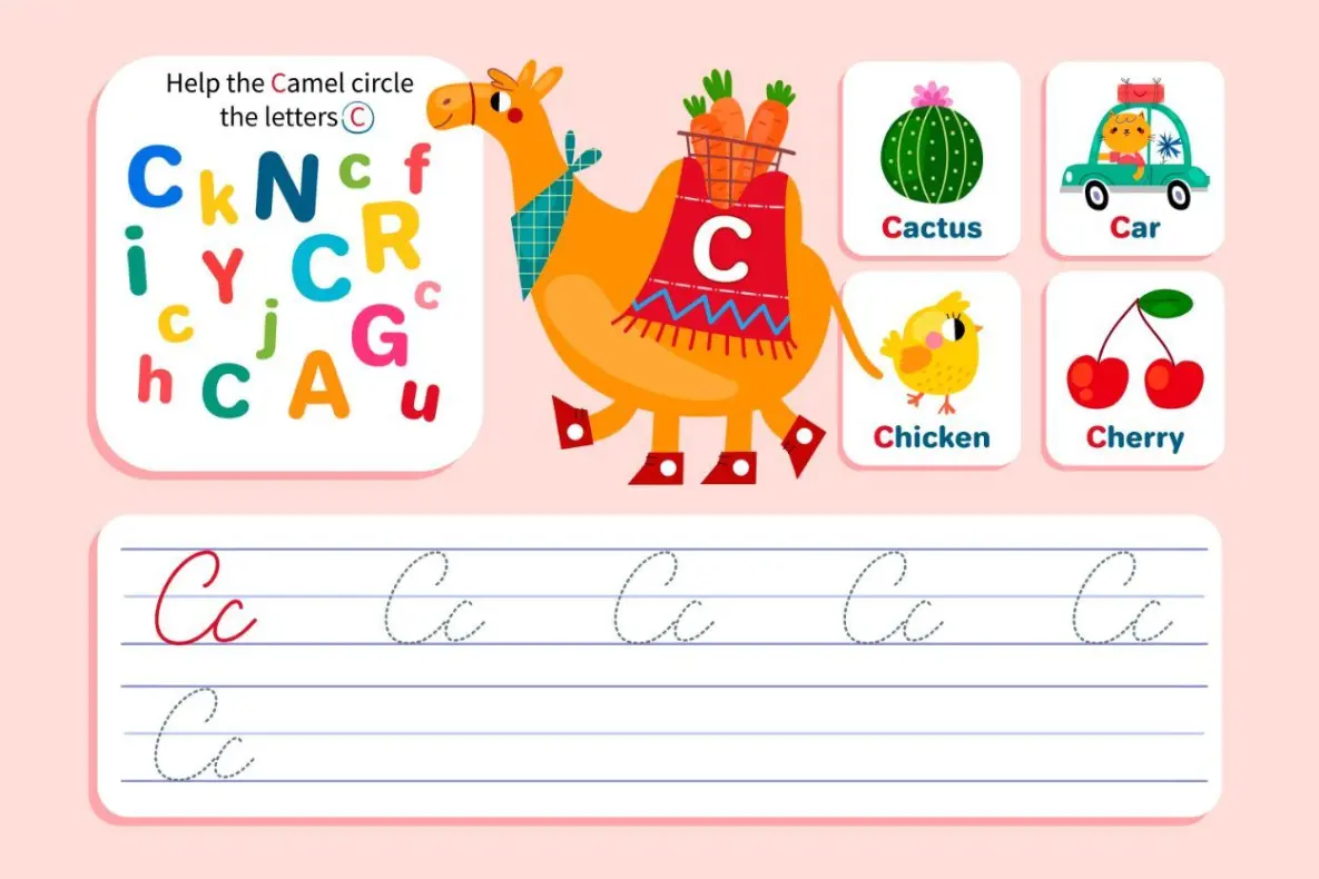 ree Alphabet Picture To Color In