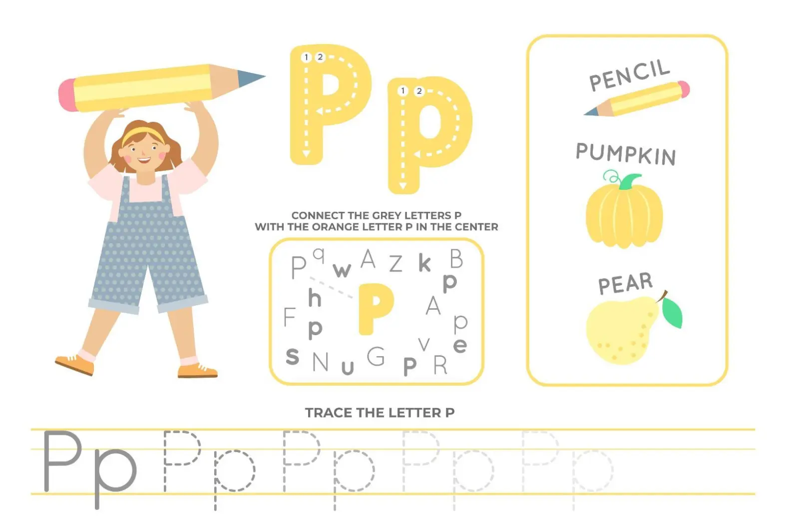ree Alphabet Picture To Color In
