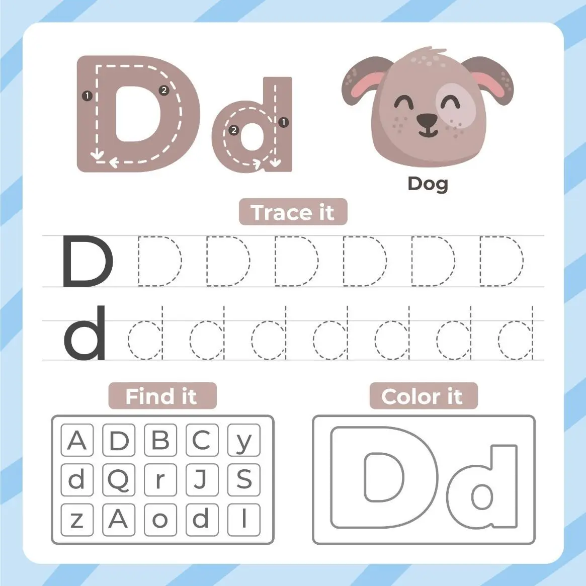 ree Alphabet Picture To Color In