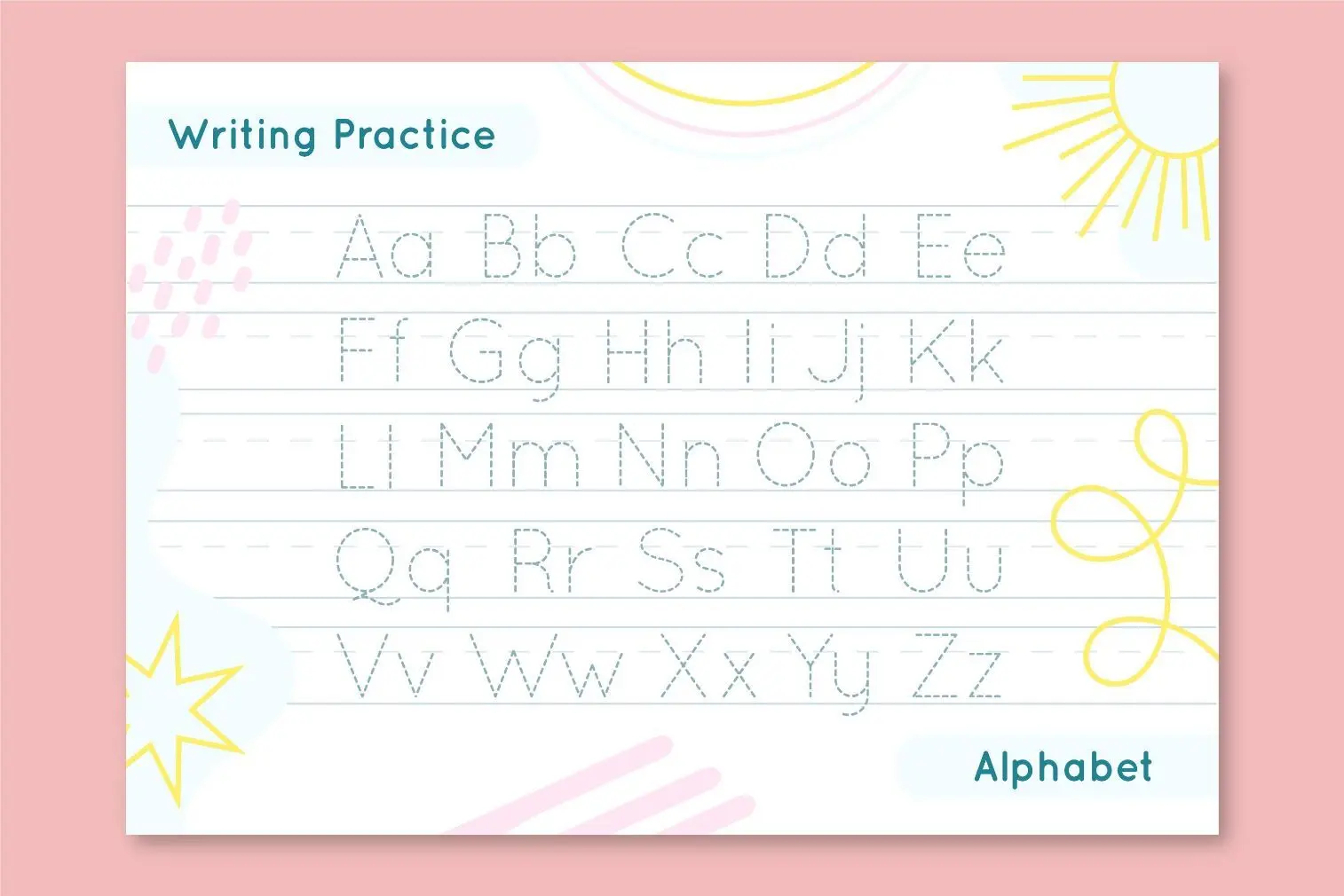 ree Alphabet Picture To Color In