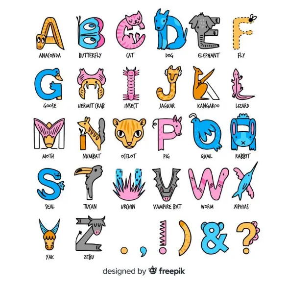 ree Alphabet Picture To Color In