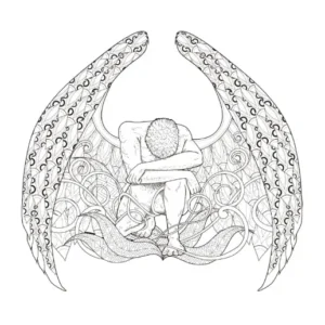 Free Angel Picture To Color In