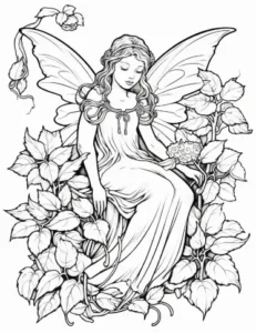 Free Angel Picture To Color In