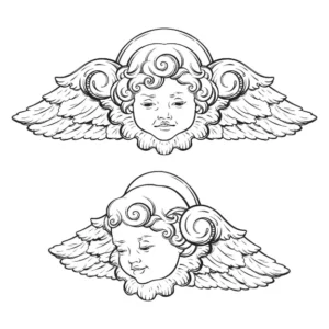 Free Angel Picture To Color In