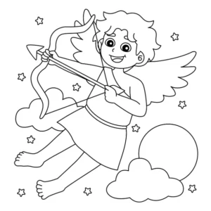 Free Angel Picture To Color In