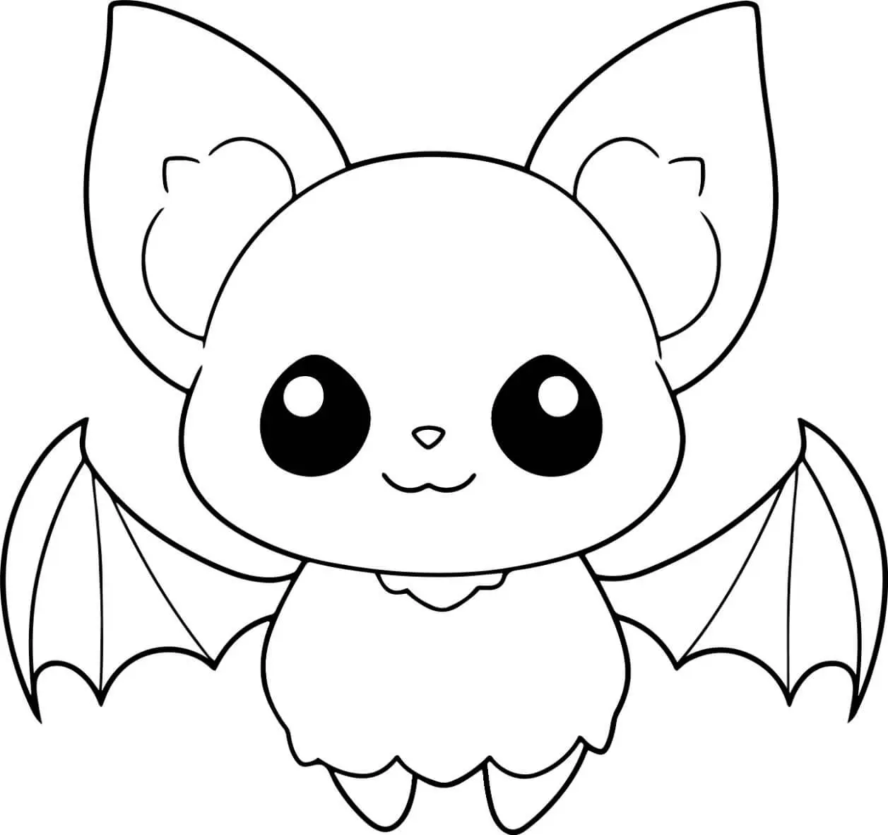 Free Bat Picture To Color In