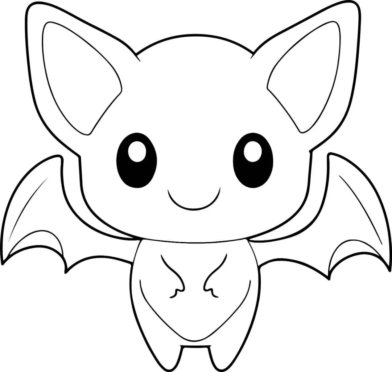Free Bat Picture To Color In