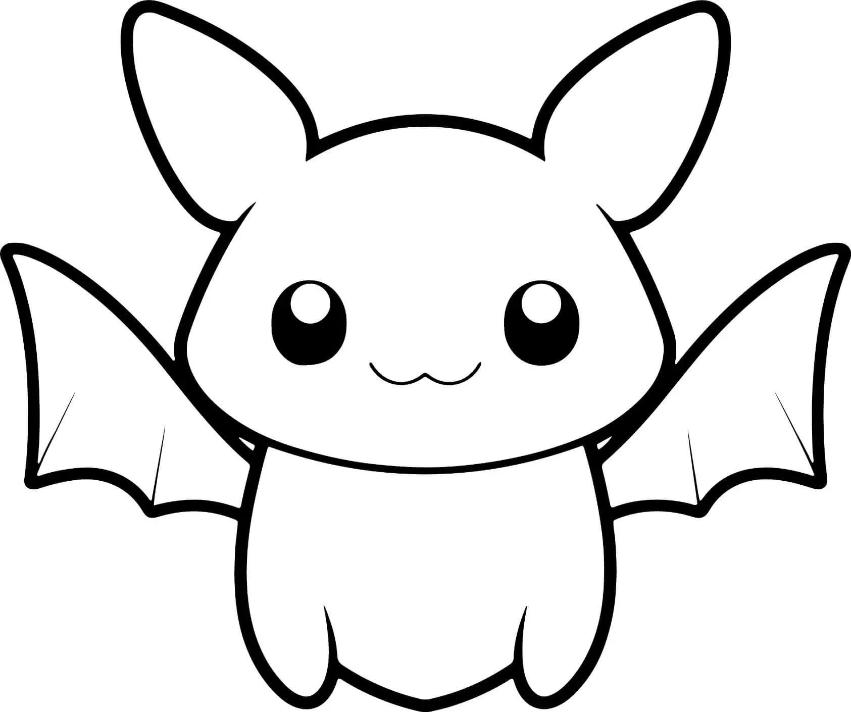 Free Bat Picture To Color In