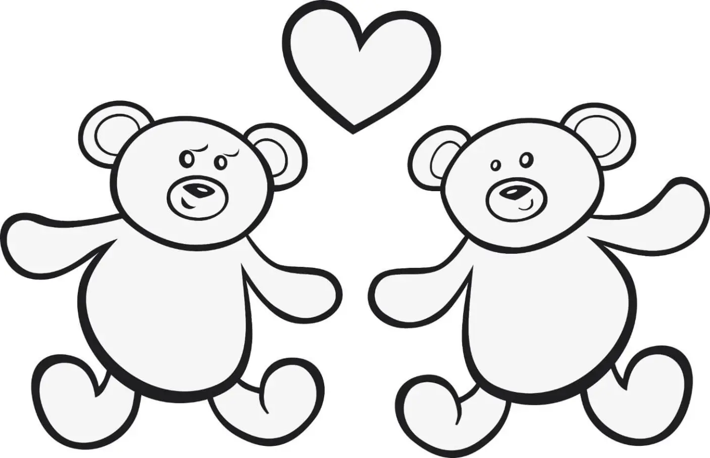 Free Bear Picture To Color In