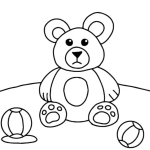Free Bear Picture To Color In