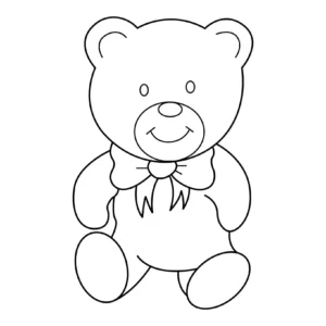 Free Bear Picture To Color In