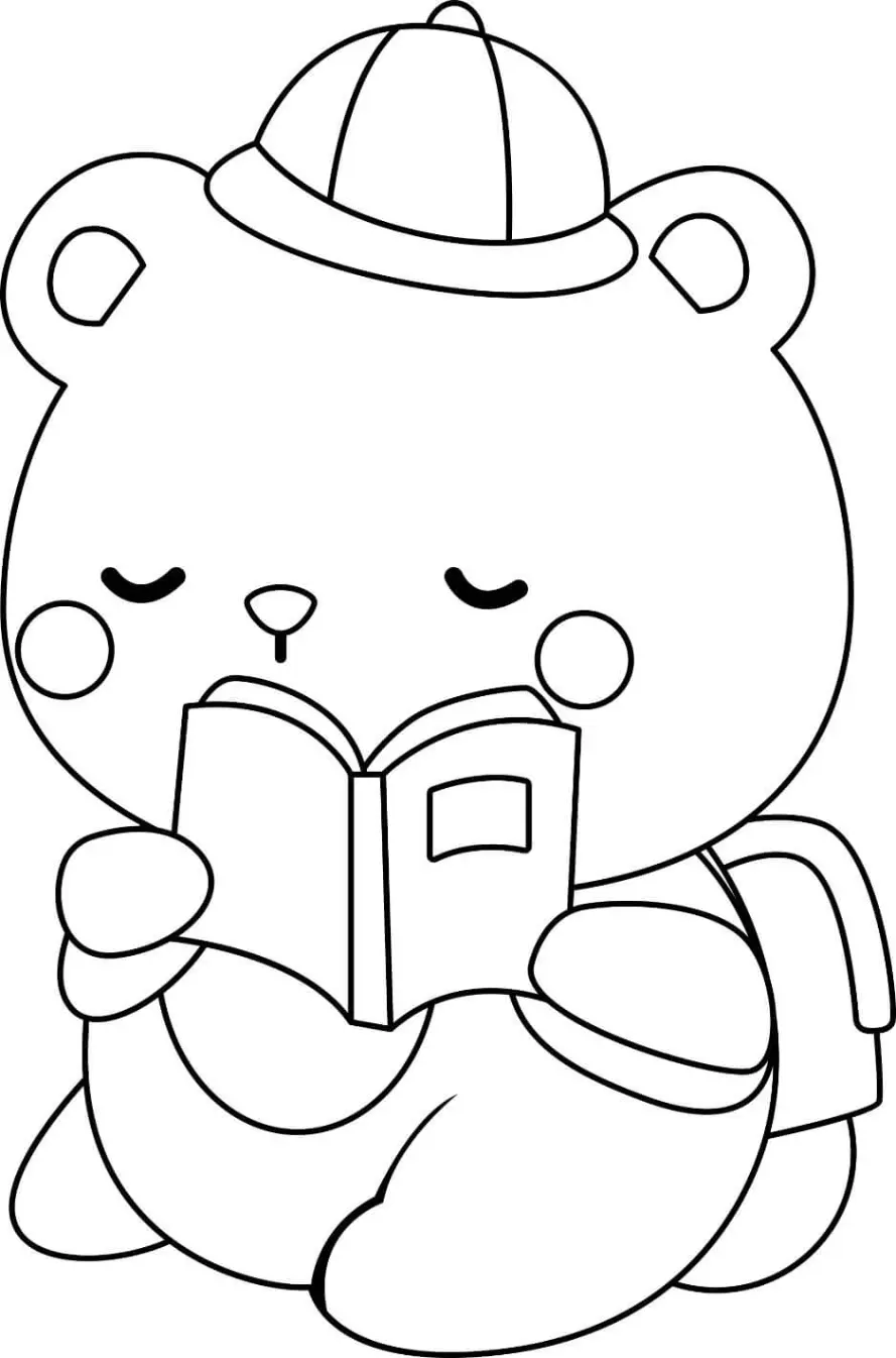 Free Bear Picture To Color In