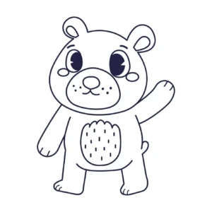 Free Bear Picture To Color In