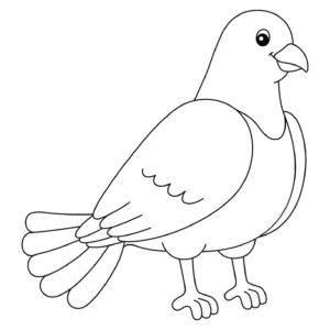 Free Bird Picture To Color In