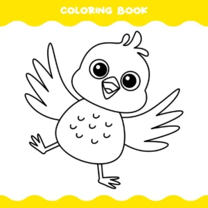 Free Bird Picture To Color In