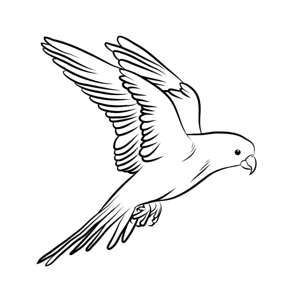 Free Bird Picture To Color In