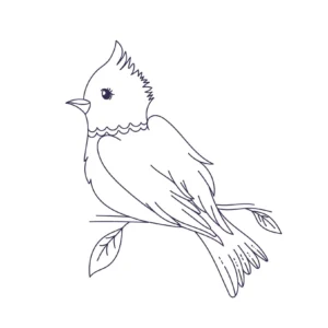 Free Bird Picture To Color In