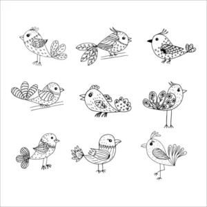 Free Bird Picture To Color In