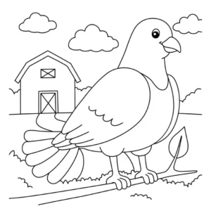 Free Bird Picture To Color In