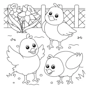 Free Bird Picture To Color In
