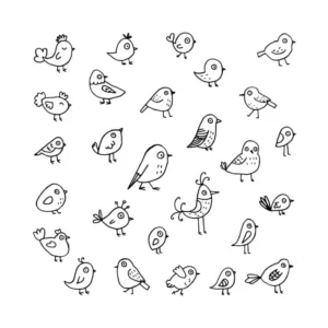 Free Bird Picture To Color In