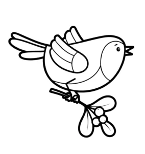 Free Bird Picture To Color In