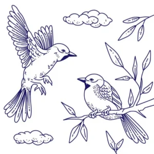 Free Bird Picture To Color In