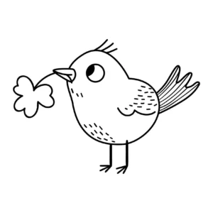 Free Bird Picture To Color In