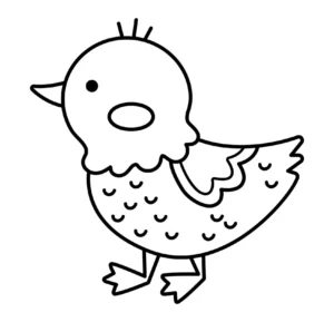 Free Bird Picture To Color In
